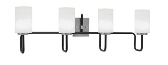 Sandia Four Light Bath Bar in Matte Black & Graphite (200|6224-MBGP-310)