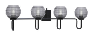 Sandia Four Light Bath Bar in Matte Black (200|6224-MB-5112)