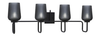 Sandia Four Light Bath Bar in Matte Black (200|6224-MB-4252)