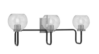 Sandia Three Light Bath Bar in Matte Black & Graphite (200|6223-MBGP-4102)