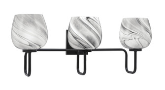 Sandia Three Light Bath Bar in Matte Black (200|6223-MB-4819)