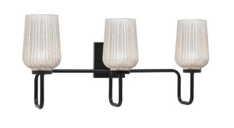 Sandia Three Light Bath Bar in Matte Black (200|6223-MB-4253)
