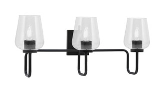 Sandia Three Light Bath Bar in Matte Black (200|6223-MB-210)