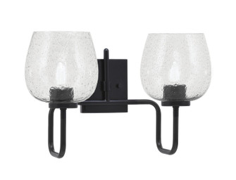 Sandia Two Light Bath Bar in Matte Black (200|6222-MB-4812)