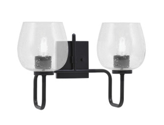 Sandia Two Light Bath Bar in Matte Black (200|6222-MB-4810)