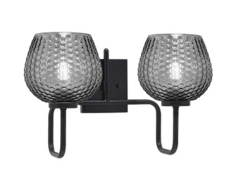 Sandia Two Light Bath Bar in Matte Black (200|6222-MB-4602)