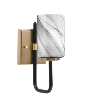 Sandia One Light Wall Sconce in Matte Black & New Age Brass (200|6221-MBNAB-3009)
