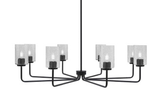 Sandia Eight Light Chandelier in Matte Black (200|6208-MB-3002)