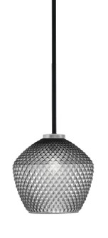 Sandia One Light Mini Pendant in Matte Black & Graphite (200|6201-MBGP-4922)