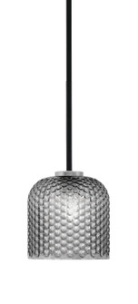 Sandia One Light Mini Pendant in Matte Black & Graphite (200|6201-MBGP-4912)