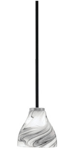 Sandia One Light Mini Pendant in Matte Black & Graphite (200|6201-MBGP-4769)