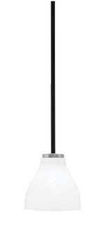Sandia One Light Mini Pendant in Matte Black & Graphite (200|6201-MBGP-4761)