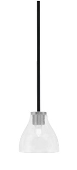 Sandia One Light Mini Pendant in Matte Black & Graphite (200|6201-MBGP-4760)
