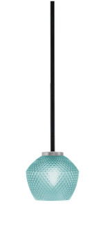 Sandia One Light Mini Pendant in Matte Black & Graphite (200|6201-MBGP-4625)