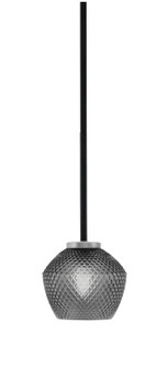 Sandia One Light Mini Pendant in Matte Black & Graphite (200|6201-MBGP-4622)