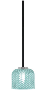 Sandia One Light Mini Pendant in Matte Black & Graphite (200|6201-MBGP-4615)