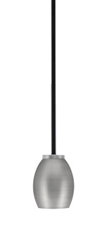 Sandia One Light Mini Pendant in Matte Black & Graphite (200|6201-MBGP-426-GP)