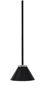 Sandia One Light Mini Pendant in Matte Black & Graphite (200|6201-MBGP-421-MB)