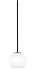 Sandia One Light Mini Pendant in Matte Black & Graphite (200|6201-MBGP-4101)