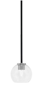 Sandia One Light Mini Pendant in Matte Black & Graphite (200|6201-MBGP-4100)