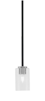Sandia One Light Mini Pendant in Matte Black & Graphite (200|6201-MBGP-300)