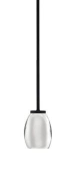 Sandia One Light Mini Pendant in Matte Black (200|6201-MB-426-CH)