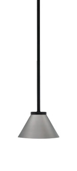 Sandia One Light Mini Pendant in Matte Black (200|6201-MB-421-GP)