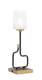 Sandia One Light Accent Lamp in Matte Black & New Age Brass (200|60-MBNAB-541)