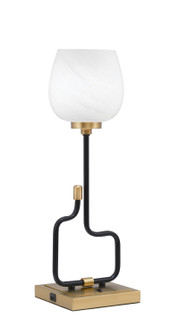 Sandia One Light Accent Lamp in Matte Black & New Age Brass (200|60-MBNAB-4811)