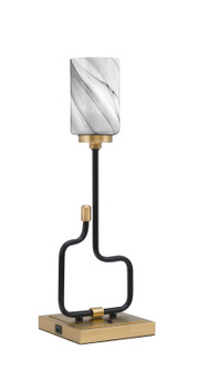 Sandia One Light Accent Lamp in Matte Black & New Age Brass (200|60-MBNAB-3009)