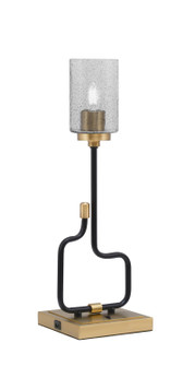 Sandia One Light Accent Lamp in Matte Black & New Age Brass (200|60-MBNAB-3002)