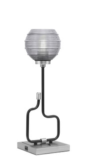 Sandia One Light Accent Lamp in Matte Black & Graphite (200|60-MBGP-5112)