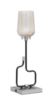 Sandia One Light Accent Lamp in Matte Black & Graphite (200|60-MBGP-4253)