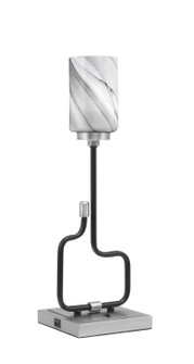 Sandia One Light Accent Lamp in Matte Black & Graphite (200|60-MBGP-3009)
