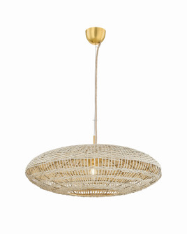 Erin One Light Pendant in Aged Brass (428|H1118701S-AGB)