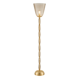 Bleecker One Light Floor Lamp in Aged Brass (70|L2463-AGB)