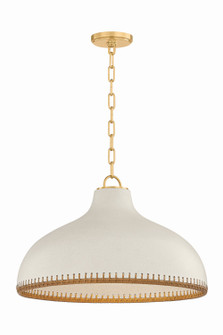 Southfields One Light Pendant in Aged Brass (70|5322-AGB/CCP)