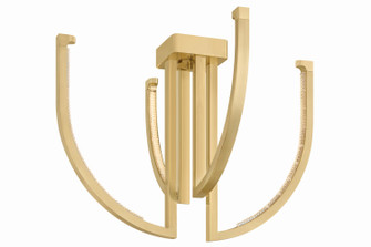 Frankfurt LED Chandelier in Vintage Brass (68|567-24-VB)