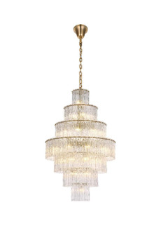 Georgina 37 Light Chandelier in Satin Gold (173|1015G32SG-03GL)