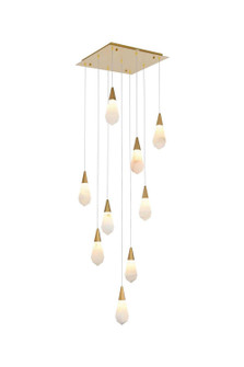 Amora LED Pendant in Satin Gold (173|1013S20SG-22ST)