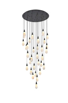 Amora LED Chandelier in Black (173|1013G42BK-22ST)