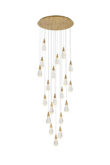 Amora LED Chandelier in Satin Gold (173|1013G32SG-02CR)