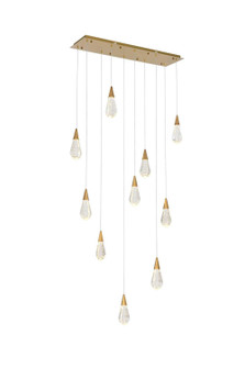 Amora LED Pendant in Satin Gold (173|1013D42SG-02CR)