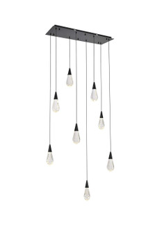Amora LED Pendant in Black (173|1013D36BK-02CR)