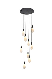Amora LED Pendant in Black (173|1013D20BK-22ST)