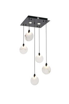 Avery LED Pendant in Black (173|1012S16BK-11ST)