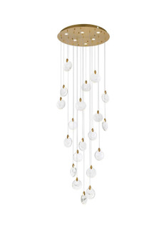 Avery LED Chandelier in Satin Gold (173|1012G32SG-01CR)