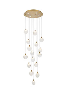 Avery LED Pendant in Satin Gold (173|1012D28SG-11ST)