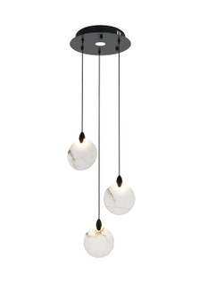 Avery LED Pendant in Black (173|1012D12BK-11ST)