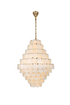 Charlotte 66 Light Chandelier in Satin Gold (173|1010G42SG-11ST)